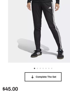 Adidas joggers with zip option bottoms